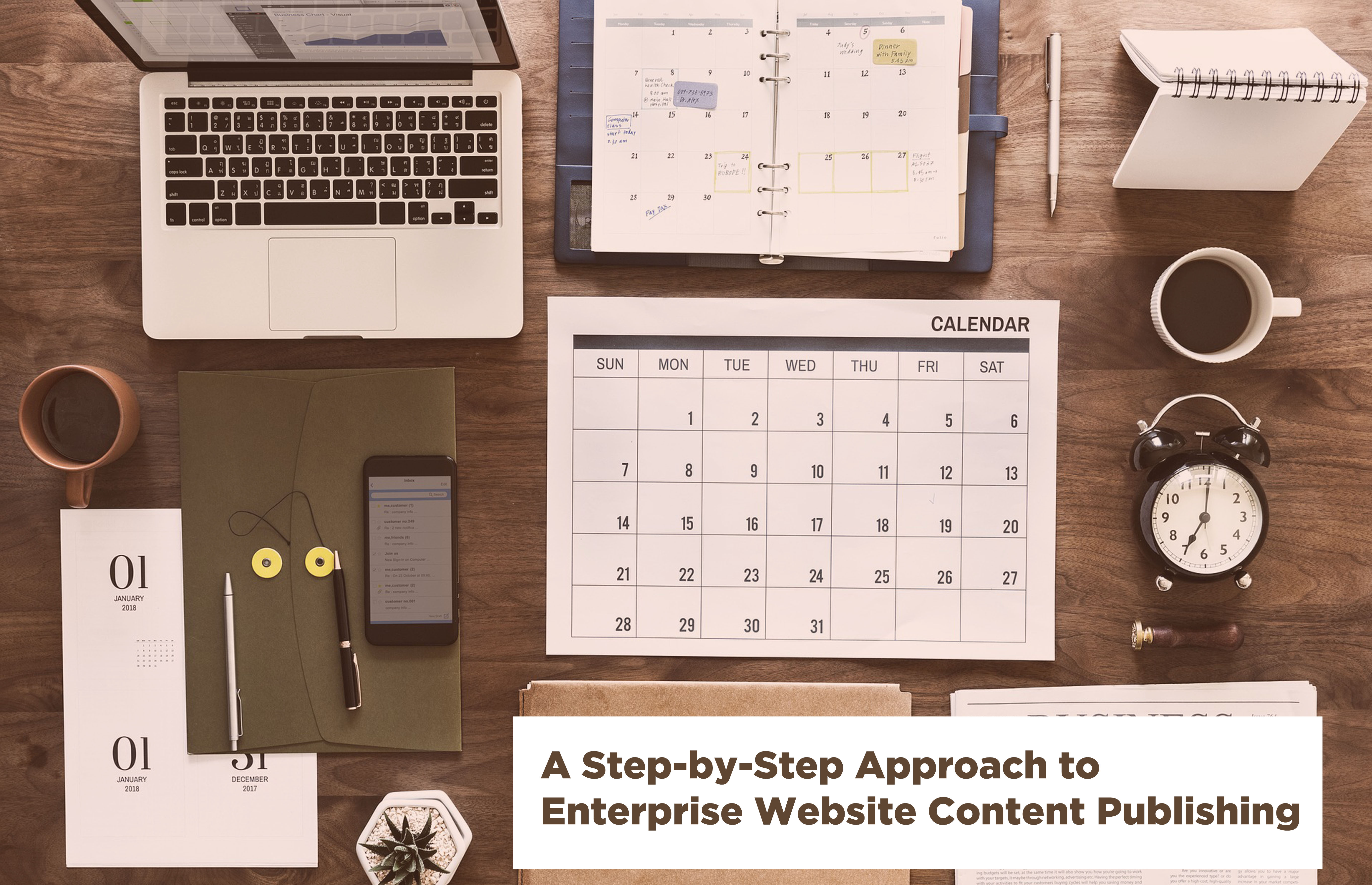 A step-by-step approach to enterprise website content publishing